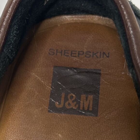 Johnston & Murphy Flex Driving Shoes Brown Sheepskin Leather Size 9.5 M 25-1611 main image 4